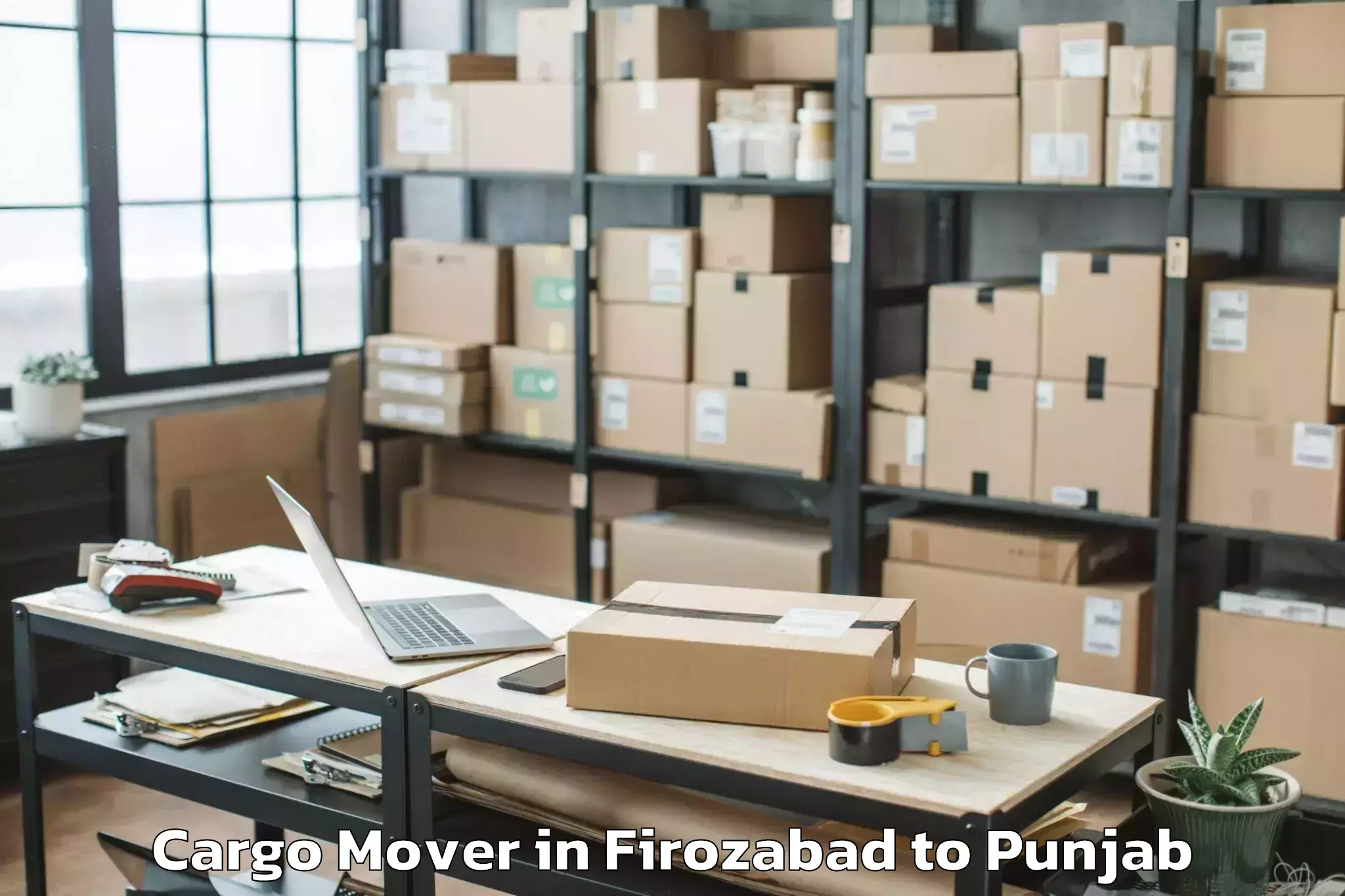 Book Firozabad to Khadur Sahib Cargo Mover